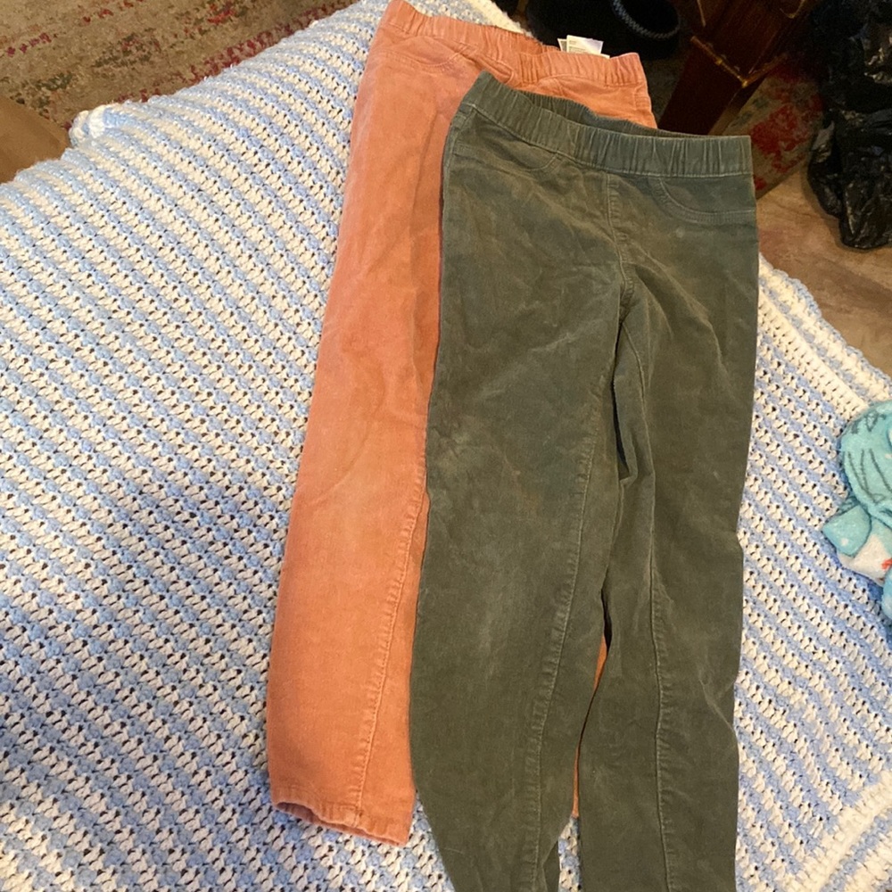 2 pack girl pants size 6/7